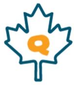 Q inside maple leaf