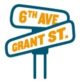 6th Ave & Grant St sign